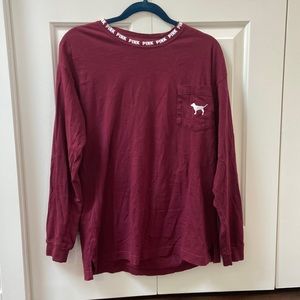 Victoria’s Secret pink shirt